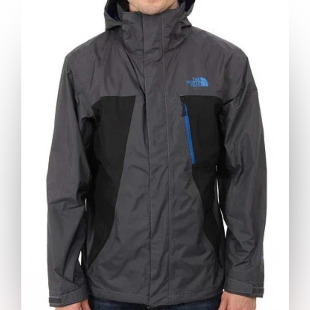 The North Face Mountain Light Jacket (Vanadis Grey/TNF Black) Men's Coat Size L